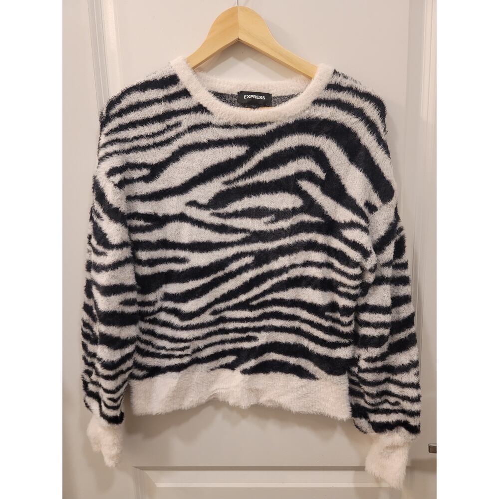 Express Zebra Sweater
